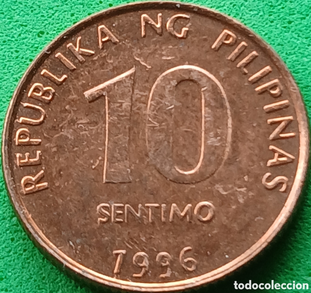 Monedas antiguas de Asia: Filipinas 10 c&eacute;ntimos 1996 km#270