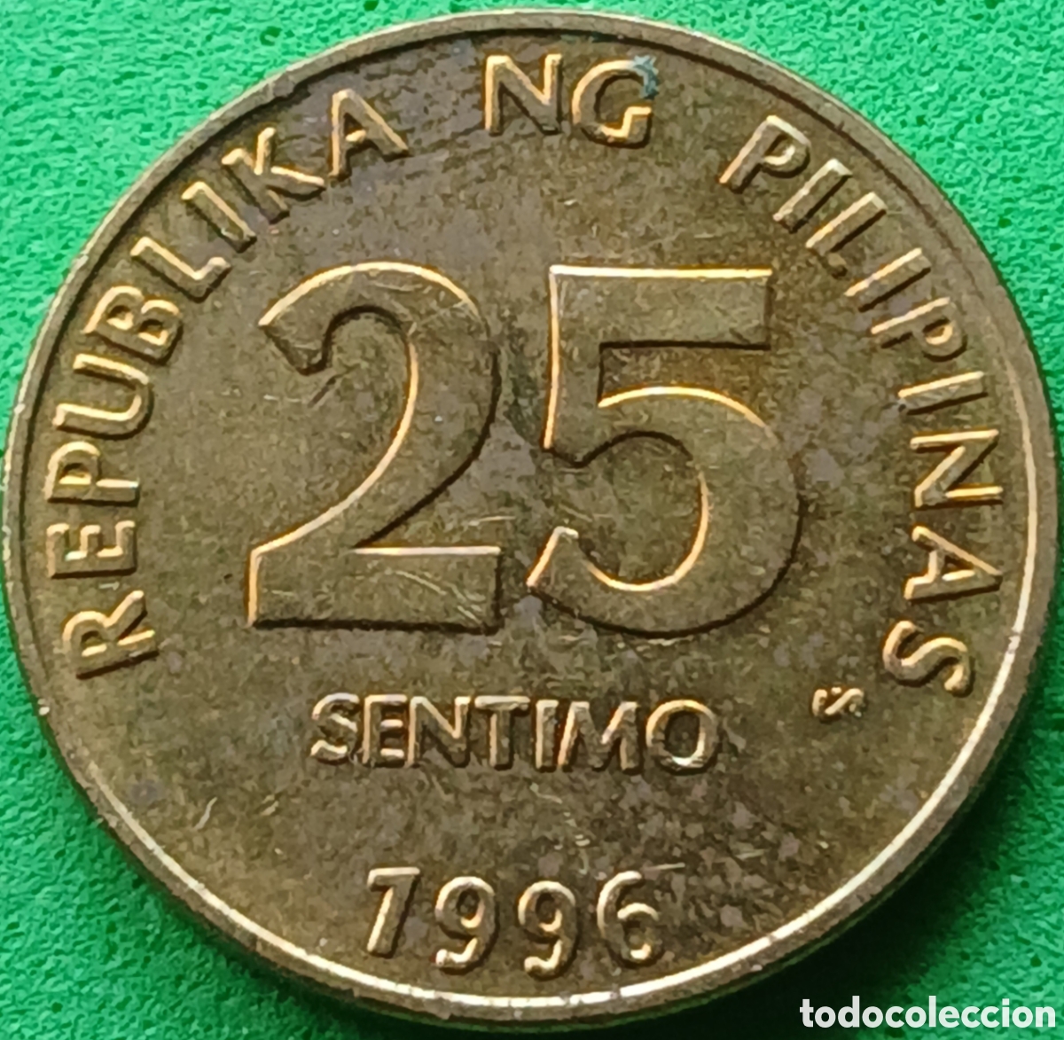 Monedas antiguas de Asia: Filipinas 25 c&eacute;ntimos 1996 km#271