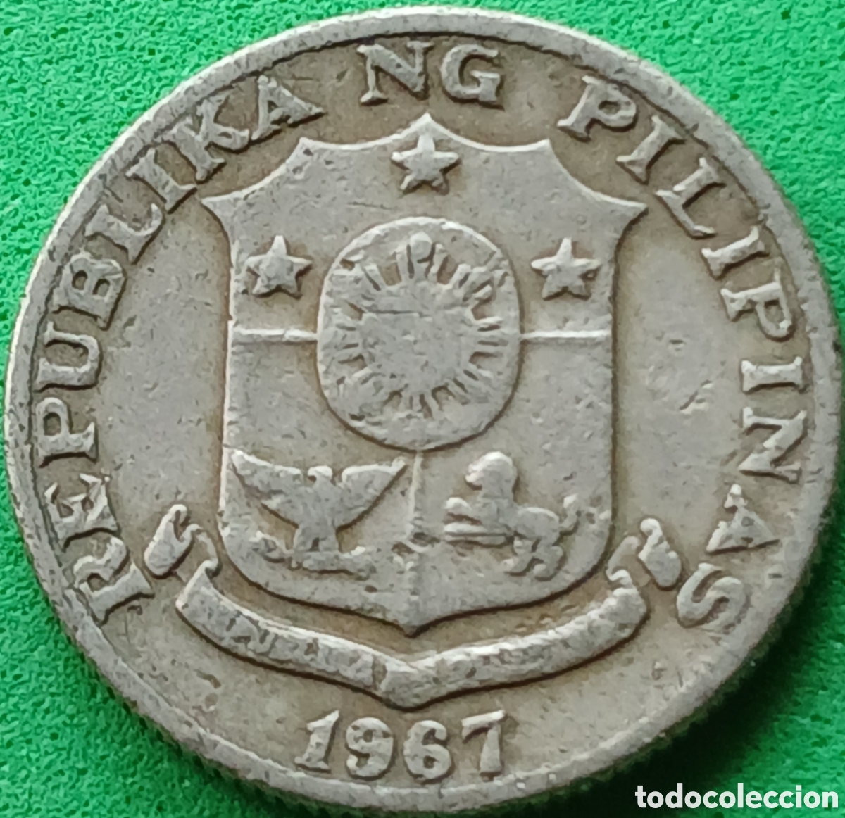 Monedas antiguas de Asia: Filipinas 25 c&eacute;ntimos 1967 km#199