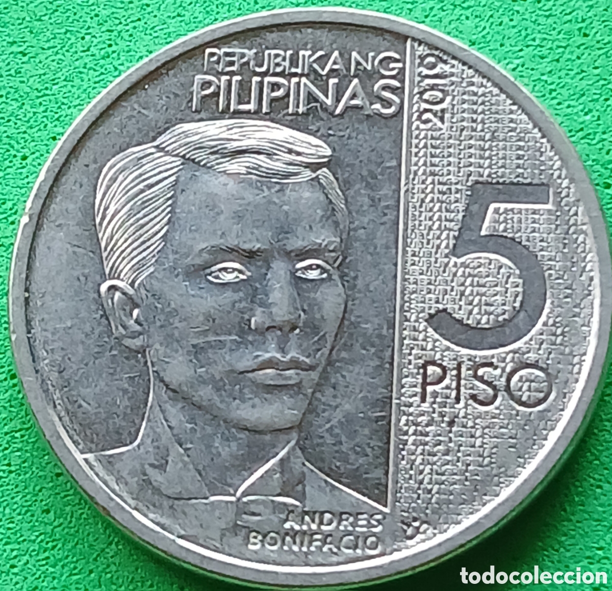Monedas antiguas de Asia: Filipinas 5 pesos 2019 km#302