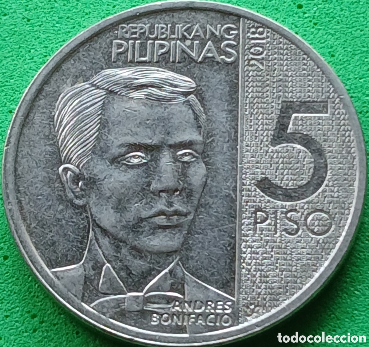 Monedas antiguas de Asia: Filipinas 5 pesos 2018 km#302