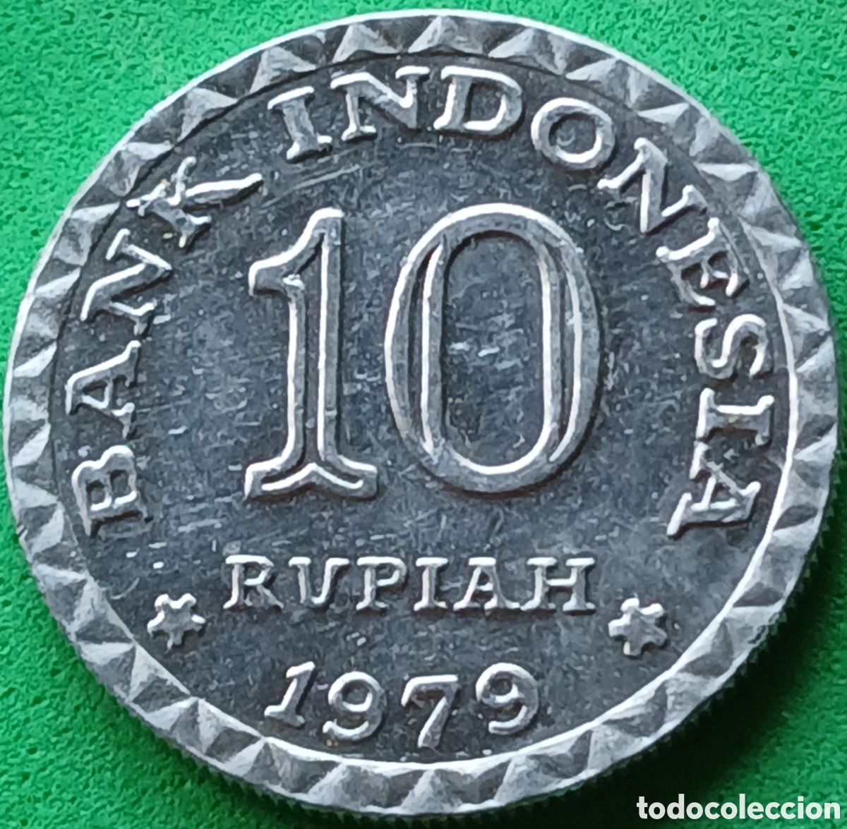 Monedas antiguas de Asia: Indonesia 10 rupias 1979 km#44 programa nacional de ahorro