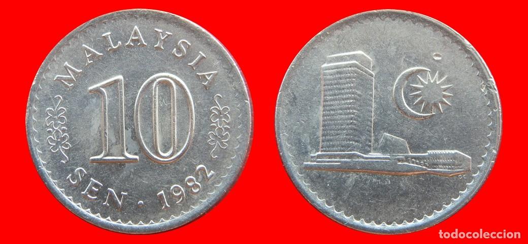 Monedas antiguas de Asia: 10 SEN 1982 MALASIA-153181