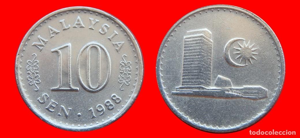 Monedas antiguas de Asia: 10 SEN 1988 MALASIA-153182