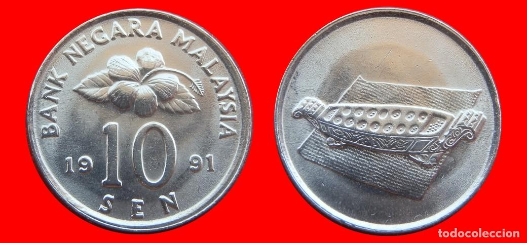 Monedas antiguas de Asia: 10 SEN 1991 MALASIA-153183