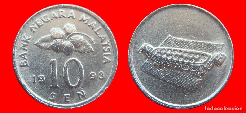 Monedas antiguas de Asia: 10 SEN 1993 MALASIA-153185