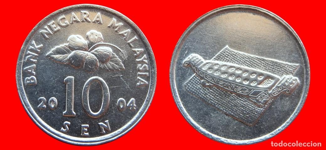 Monedas antiguas de Asia: 10 SEN 2004 MALASIA-153187