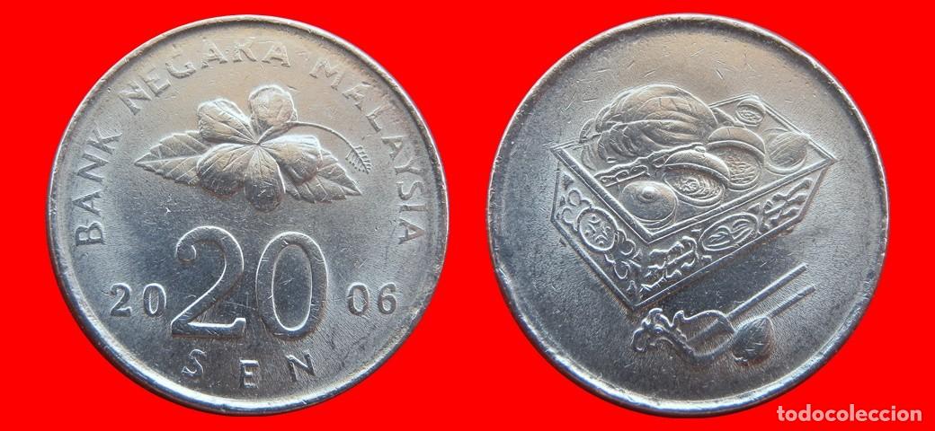 Monedas antiguas de Asia: 20 SEN 2006 MALASIA-153196