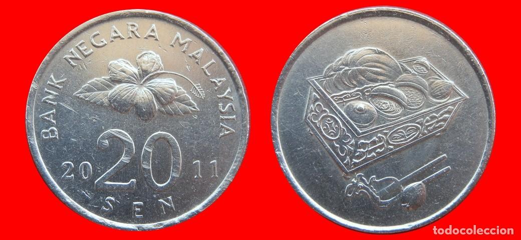 Monedas antiguas de Asia: 20 SEN 2011 MALASIA-153198
