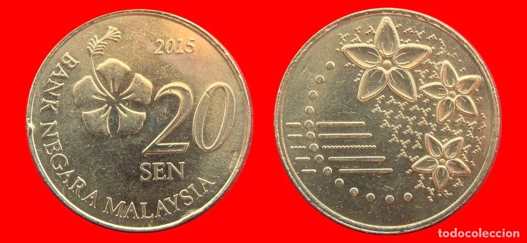Monedas antiguas de Asia: 20 SEN 2015 MALASIA-153199