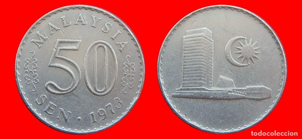 Monedas antiguas de Asia: 50 SEN 1973 MALASIA-153201