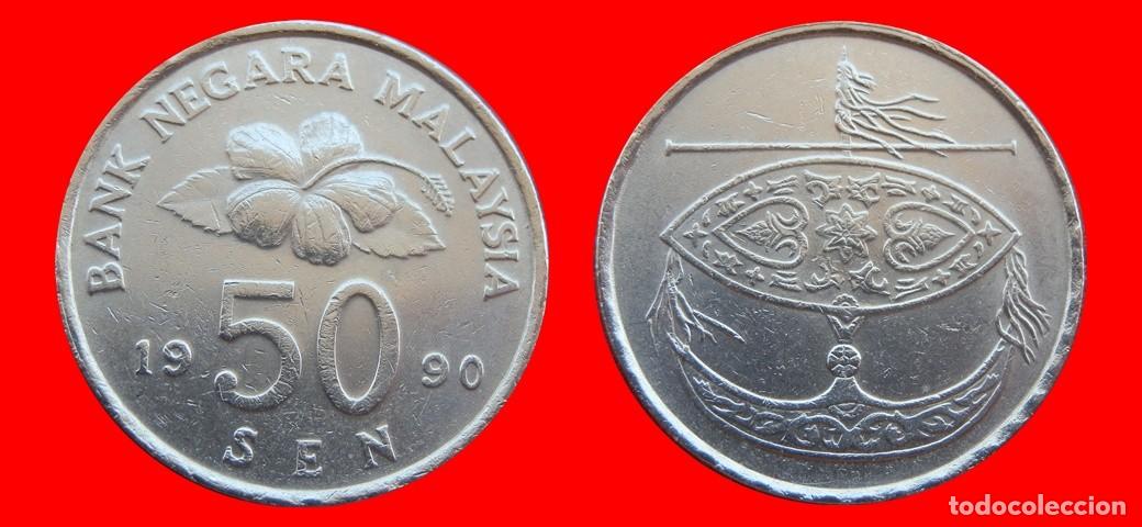 Monedas antiguas de Asia: 50 SEN 1990 MALASIA-153202