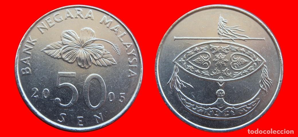Monedas antiguas de Asia: 50 SEN 2005 MALASIA-153203