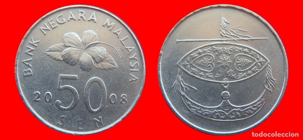 Monedas antiguas de Asia: 50 SEN 2008 MALASIA-153204