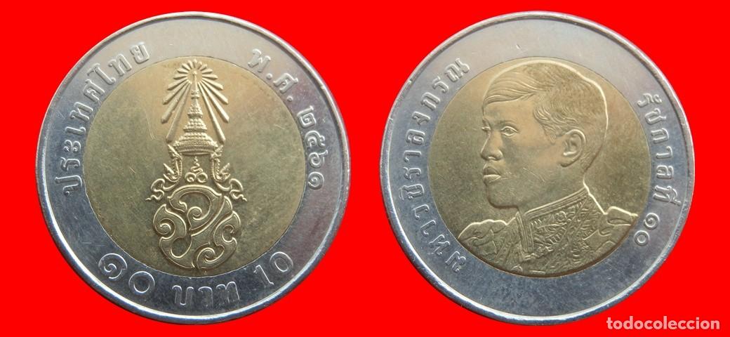 Monedas antiguas de Asia: 10 BAHT 2018 TAILANDIA-153242