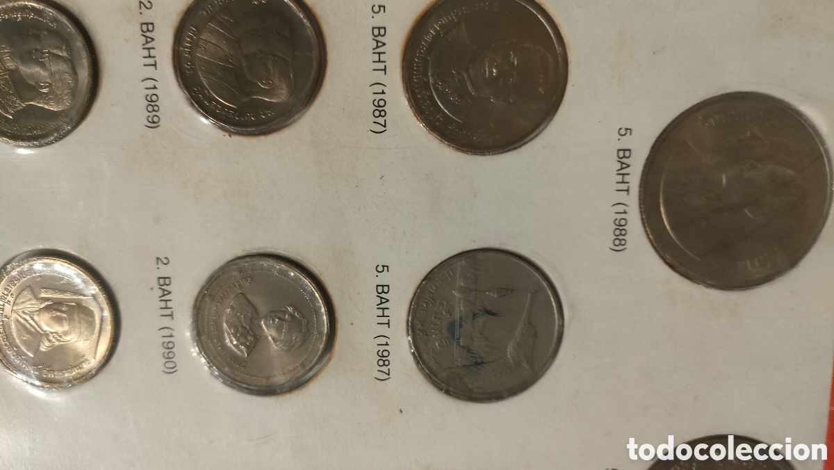 Monedas antiguas de Asia: COLECCI&Oacute;N 20 MONEDAS DE TAILANDIA - Foto 5