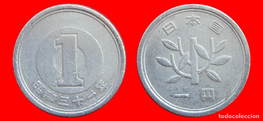 Monedas antiguas de Asia: 1 YEN 1956 JAPON-153274