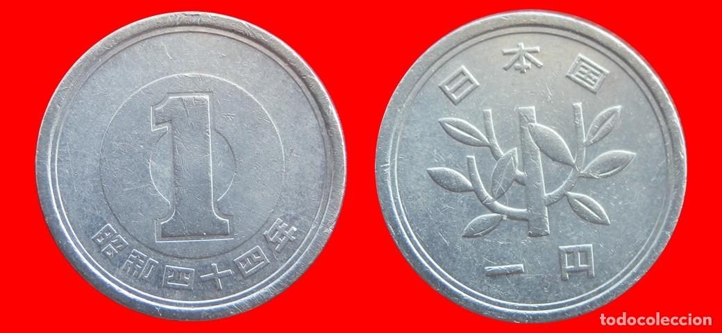 Monedas antiguas de Asia: 1 YEN 1969 JAPON-153279