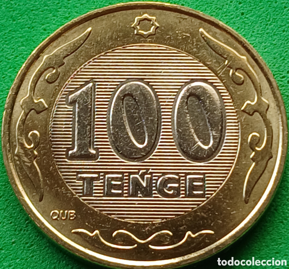 Monedas antiguas de Asia: Kazajistan 100 tenge 2019 UC#16 inscripci&oacute;n en el canto: &rdquo; J&Uacute;Z TEŃGE&rdquo;