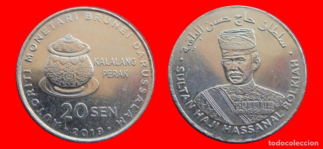 Monedas antiguas de Asia: 20 SEN 2019 BRUNEI-153345