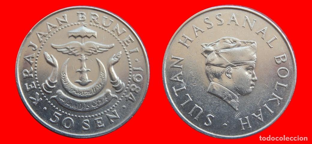 Monedas antiguas de Asia: 50 SEN 1984 BRUNEI-153348