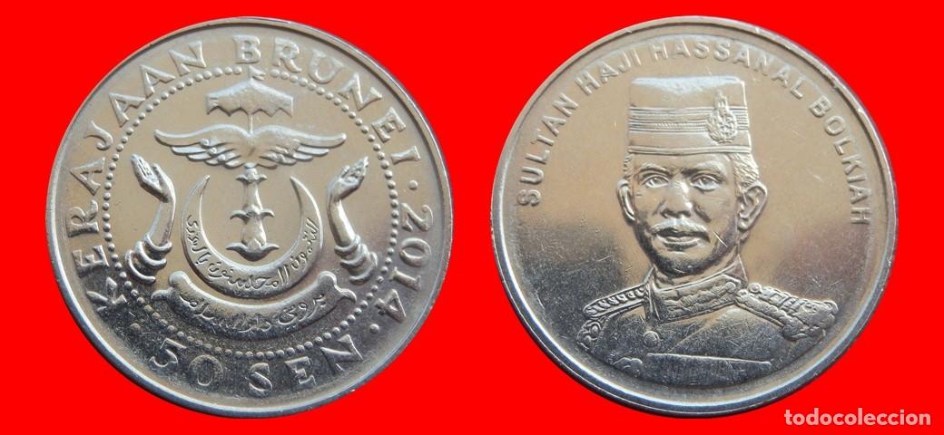 Monedas antiguas de Asia: 50 SEN 2014 BRUNEI-153349