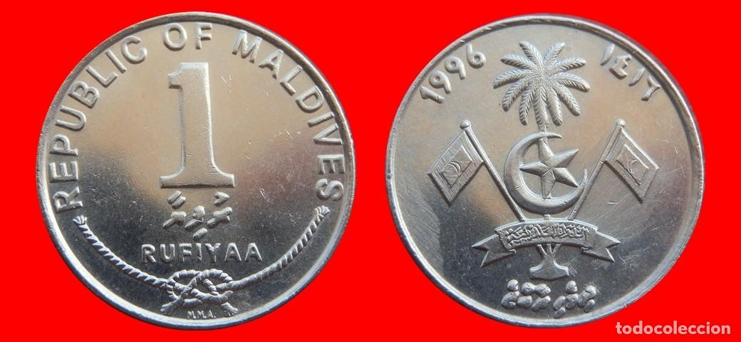 Monedas antiguas de Asia: 1 RUFIYAA 1996 ISLAS MALDIVAS-153351