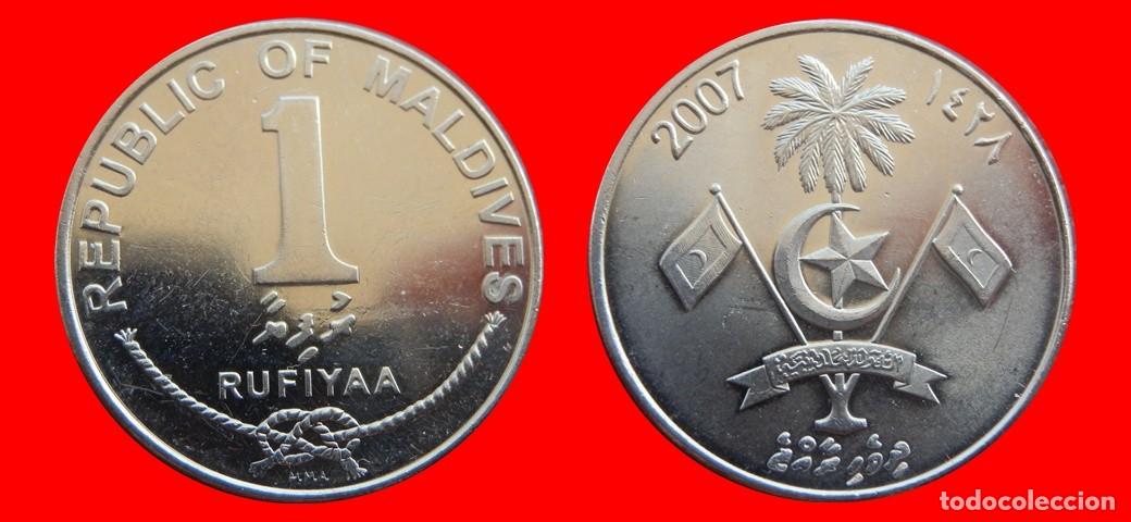 Monedas antiguas de Asia: 1 RUFIYAA 2007 ISLAS MALDIVAS-153352