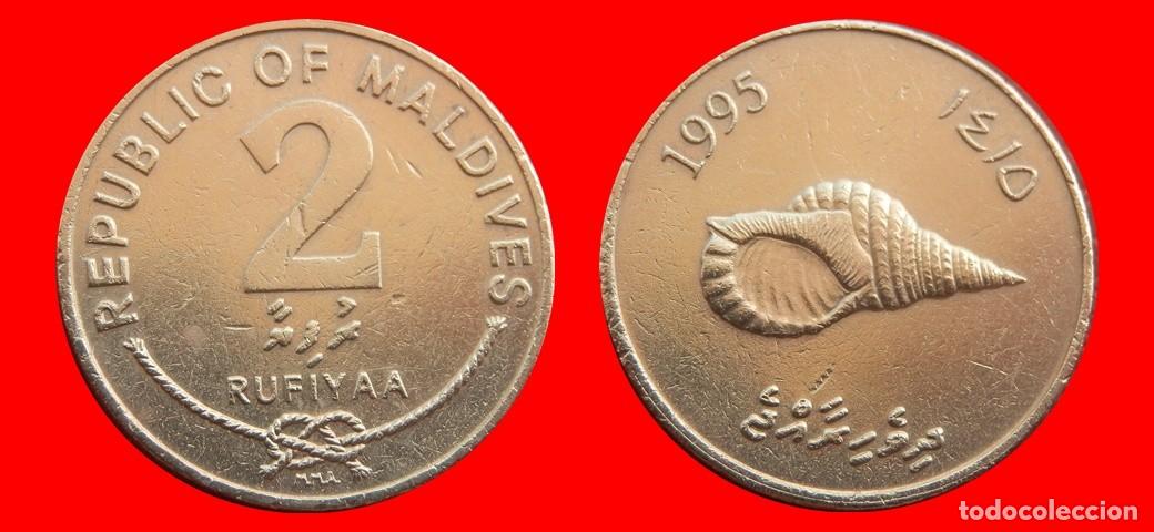 Monedas antiguas de Asia: 2 RUFIYAA 1995 ISLAS MALDIVAS-153353