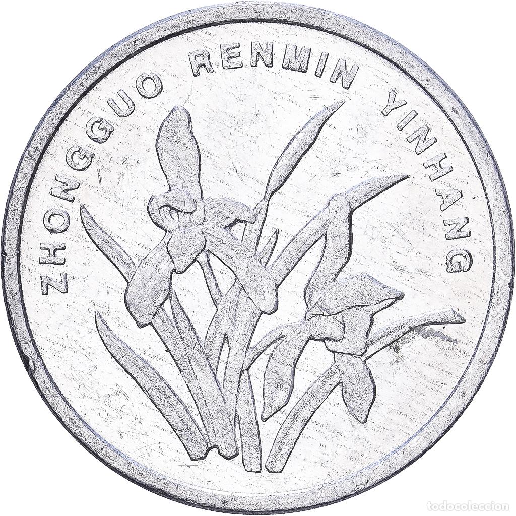 Monedas antiguas de Asia: [#1224440] CHINA, REP&Uacute;BLICA DE, Jiao, 2000, Orchid blossom, Aluminio, MBC