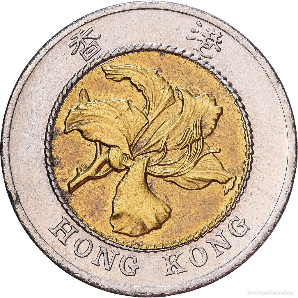 Monedas antiguas de Asia: [#1224451] Hong Kong, Elizabeth II, 10 Dollars, 1994, Bimet&aacute;lico, MBC, KM:70