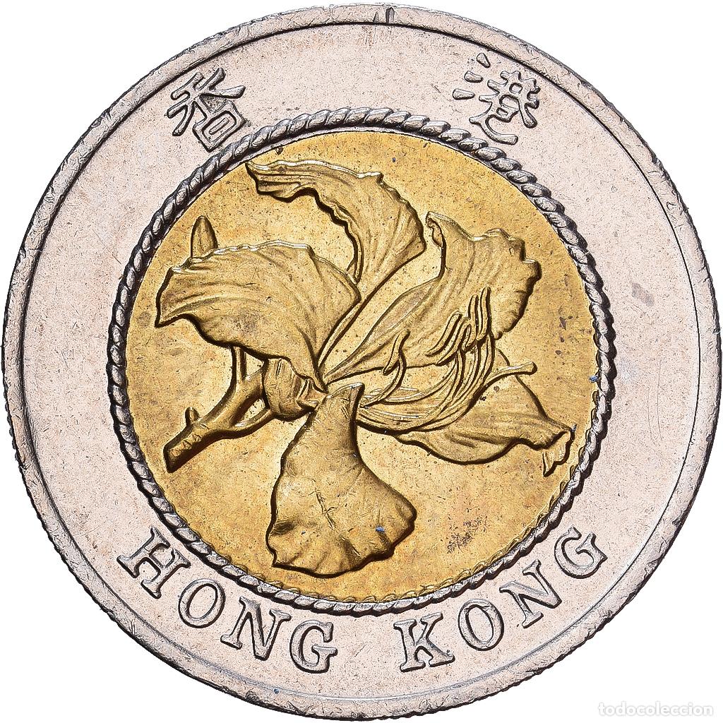 Monedas antiguas de Asia: [#1224449] Hong Kong, Elizabeth II, 10 Dollars, 1994, Bimet&aacute;lico, MBC+, KM:70