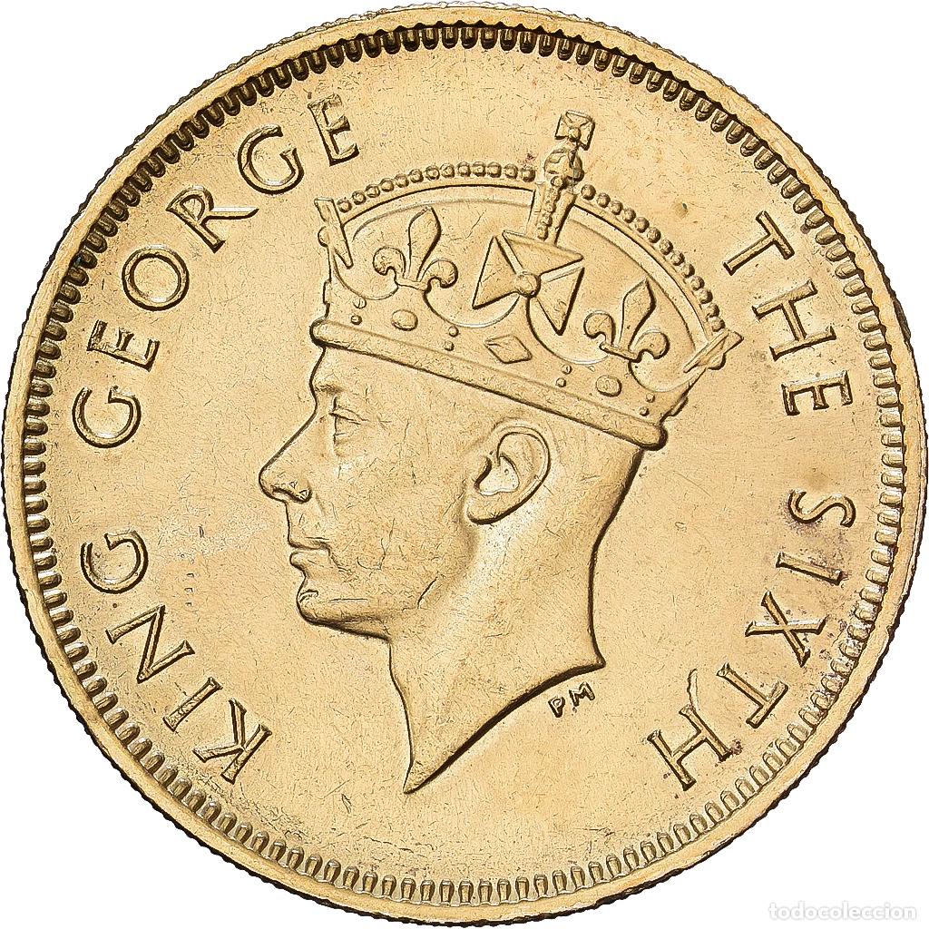 Monedas antiguas de Asia: [#1224456] Hong Kong, George VI, 10 Cents, 1950, N&iacute;quel - lat&oacute;n, MBC+, KM:25