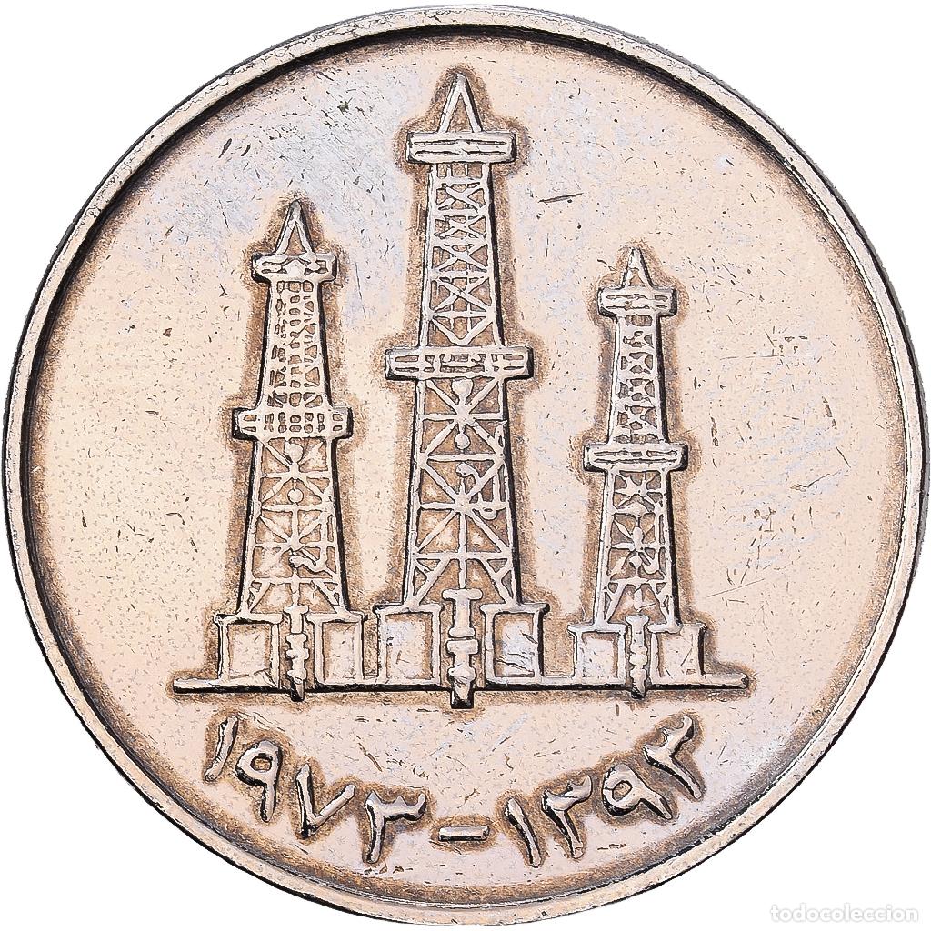 Monedas antiguas de Asia: [#1224501] Emiratos &Aacute;rabes Unidos, 50 Fils, 1973, British Royal Mint, Cobre - n&iacute;quel
