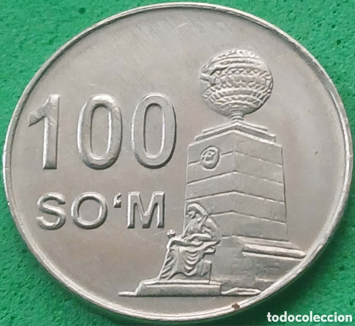 Monedas antiguas de Asia: Uzbekist&aacute;n 100 so'm 2018 UC#2