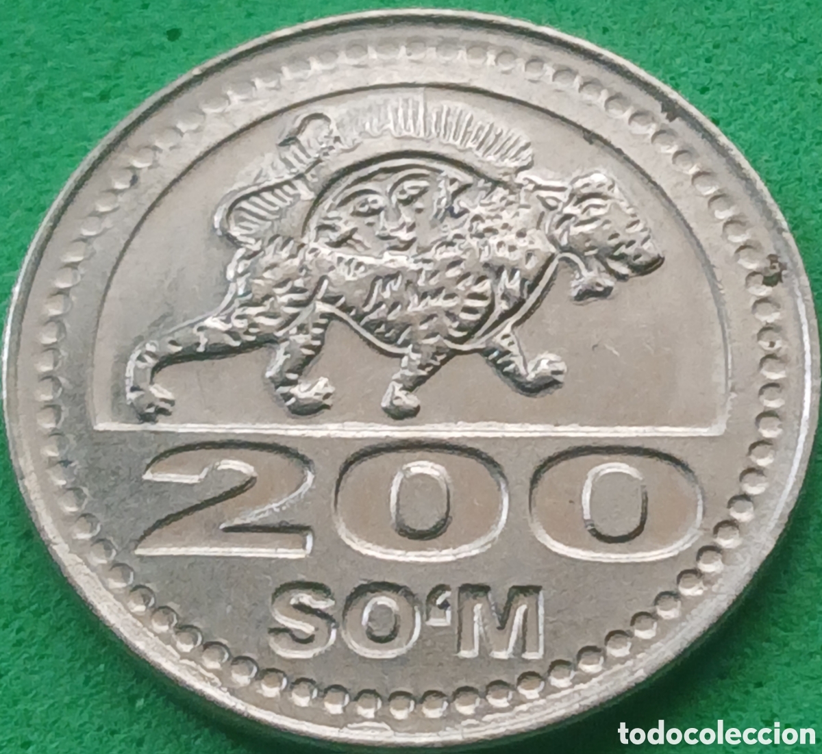Monedas antiguas de Asia: Uzbekist&aacute;n 200 so'm 2018 UC#3