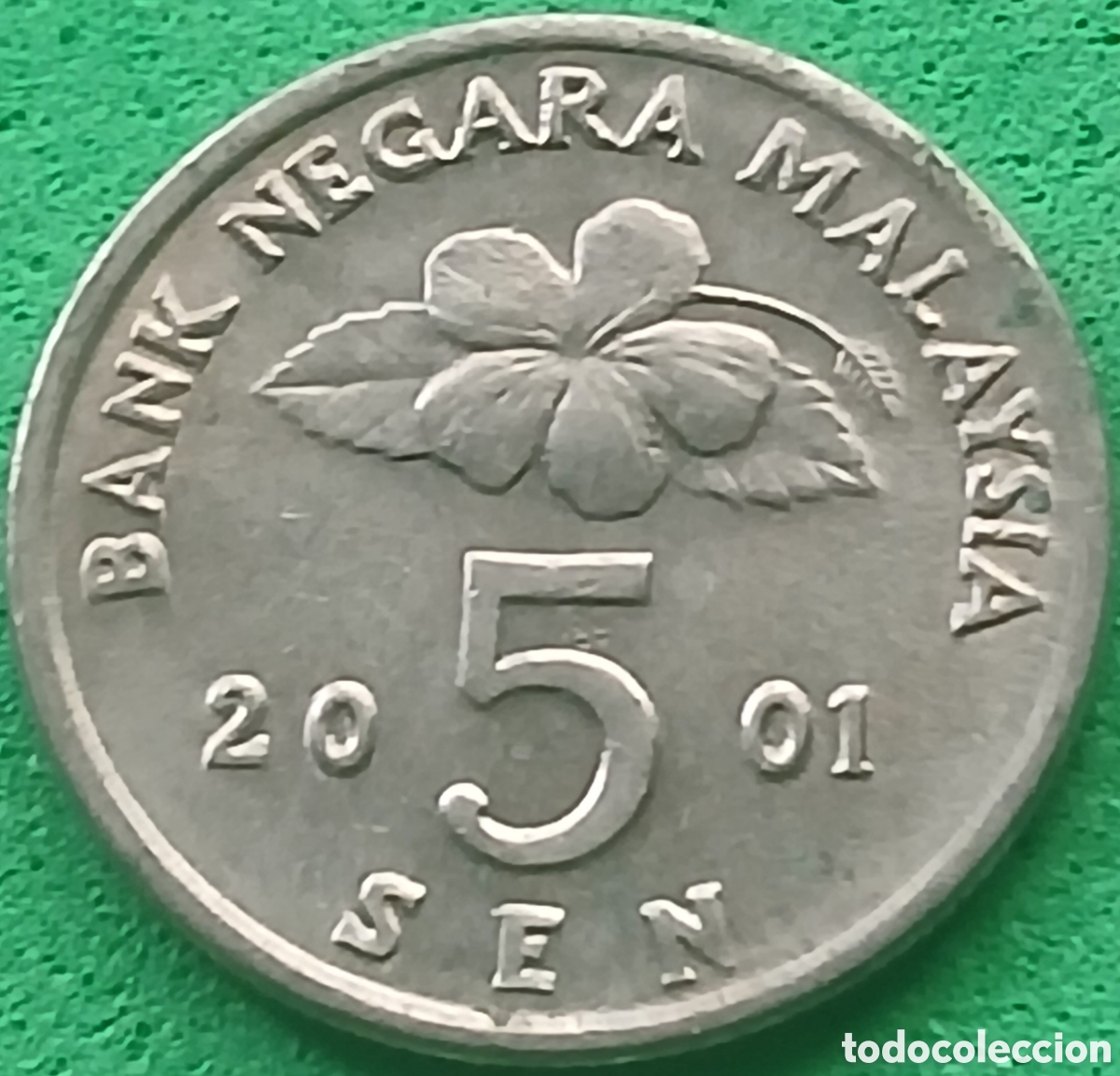 Monedas antiguas de Asia: Malasia 5 sen 2001 km#50