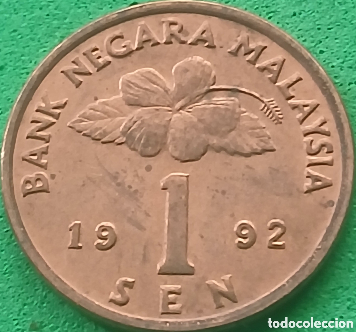 Monedas antiguas de Asia: Malasia 1 sen 1992 km#49