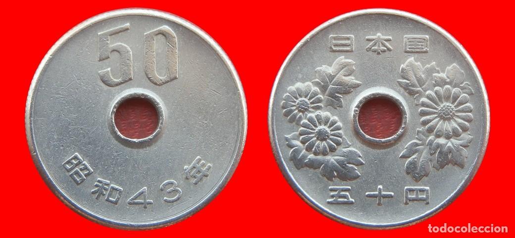 Monedas antiguas de Asia: 50 YEN 1968 JAPON-153373