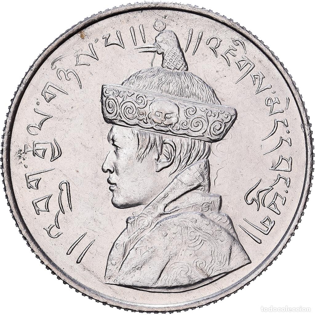 Monedas antiguas de Asia: [#1224678] But&aacute;n, 1/2 Rupee, 1928, N&iacute;quel, MBC+, KM:26