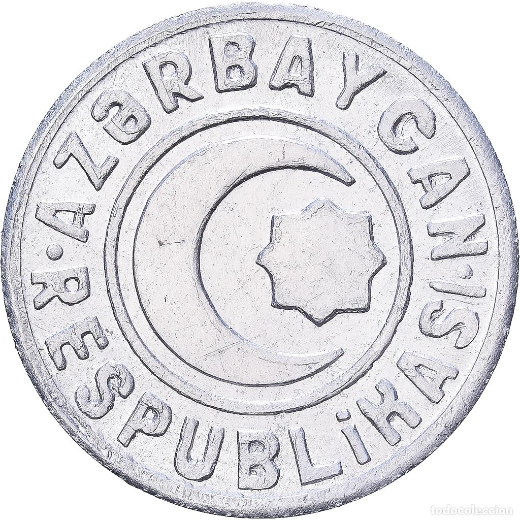 Monedas antiguas de Asia: [#1224672] Azerbaiy&aacute;n, 20 Qapik, 1992, Aluminio, MBC+, KM:3a