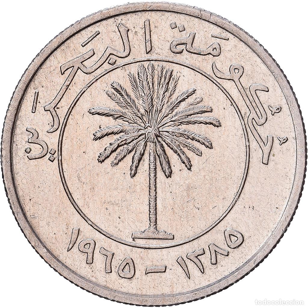Monedas antiguas de Asia: [#1224685] Bahr&eacute;in, 50 Fils, 1965, Cobre - n&iacute;quel, MBC, KM:5