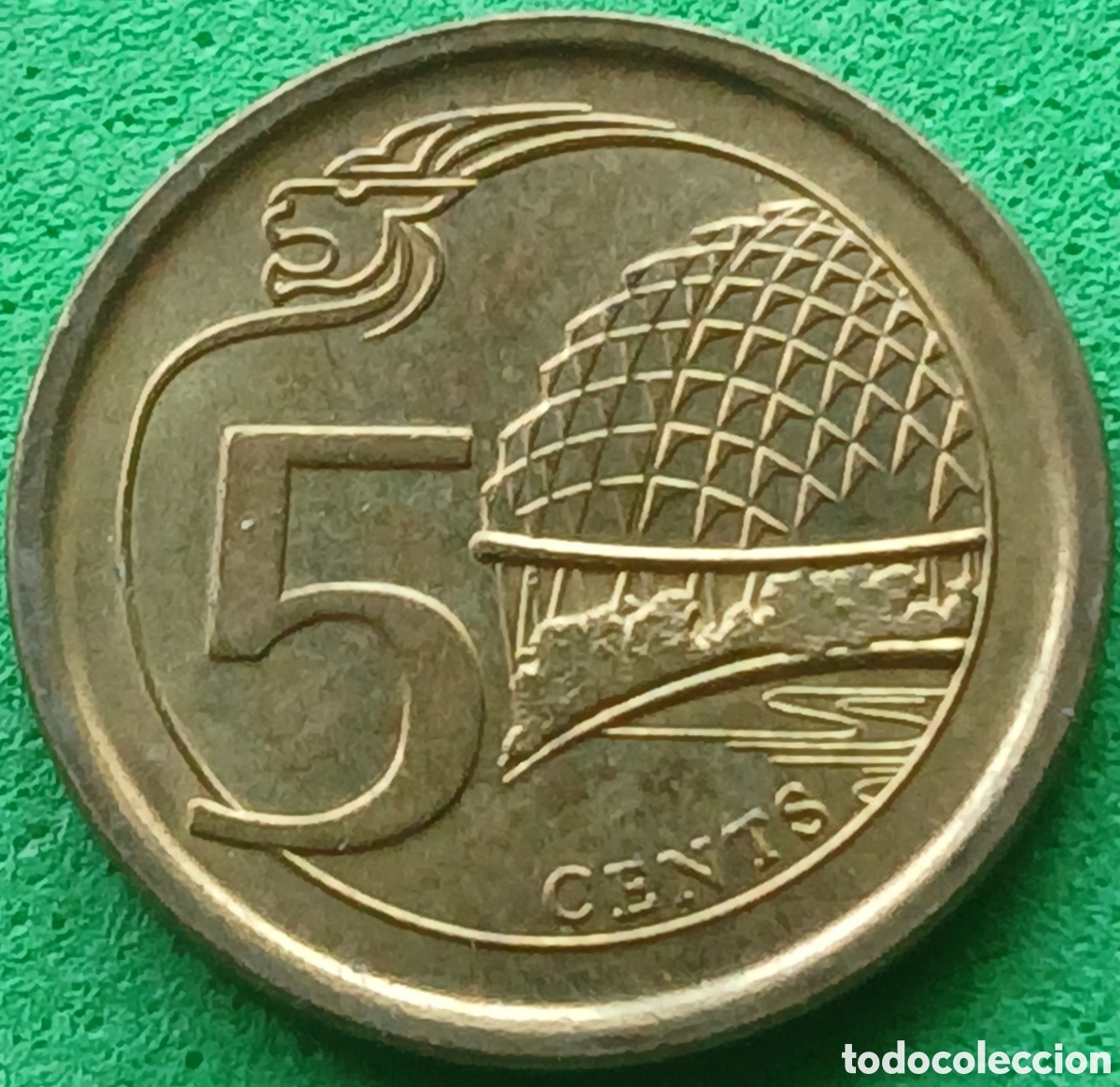 Monedas antiguas de Asia: Singapur 5 cents 2013 km#345