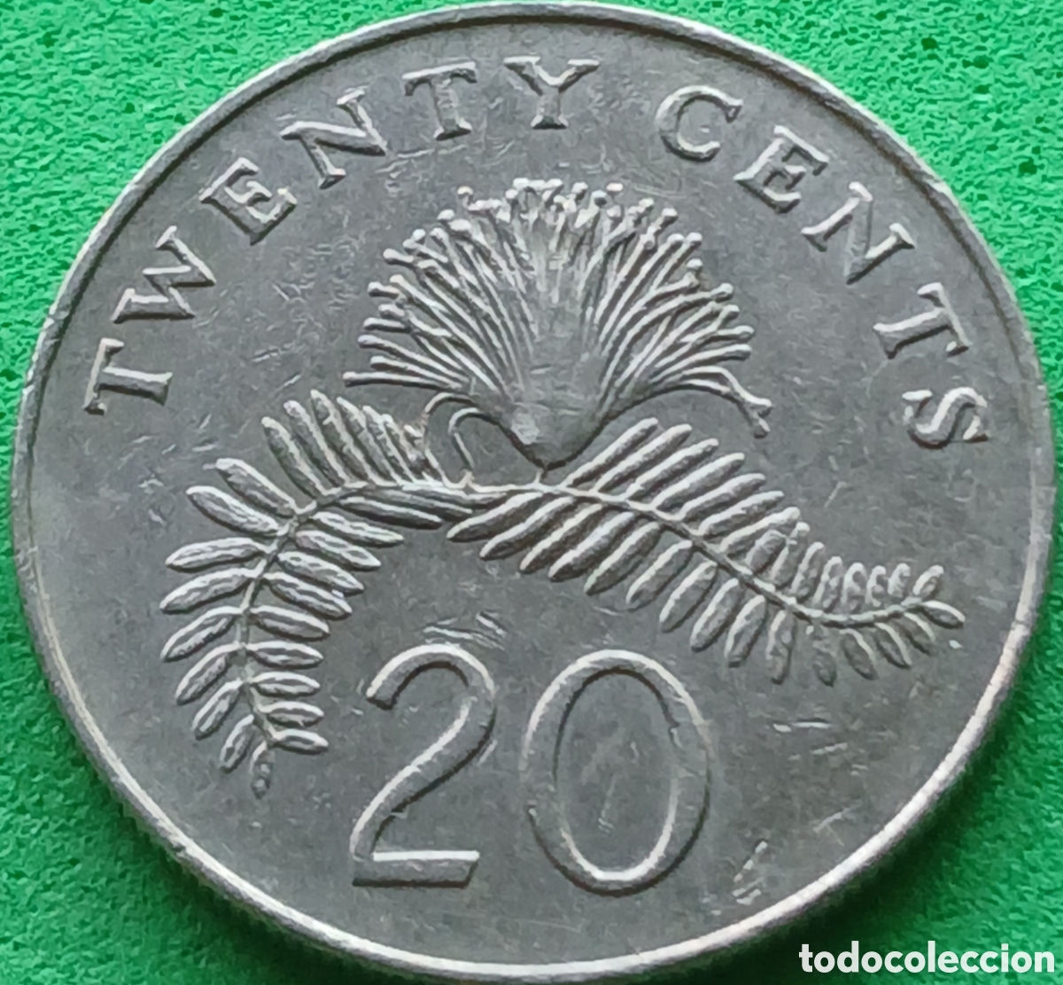 Monedas antiguas de Asia: Singapur 20 cents 1986 km#52