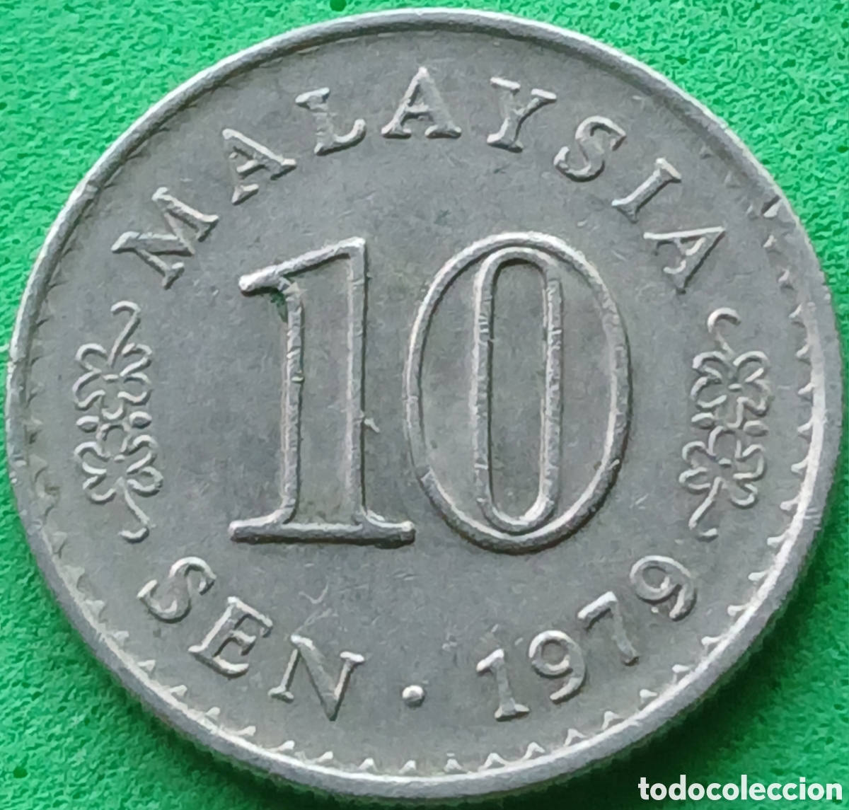 Monedas antiguas de Asia: Malasia 10 sen 1979 km#3