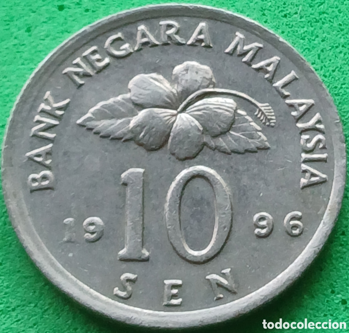 Monedas antiguas de Asia: Malasia 10 sen 1996 km#51