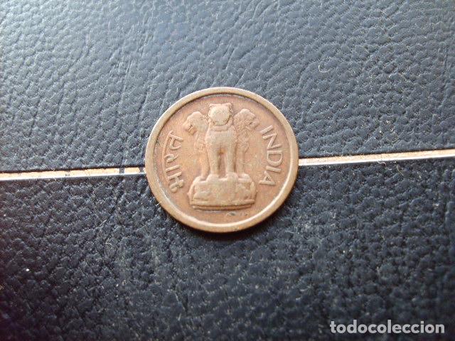 Monedas antiguas de Asia: INDIA 1 PAISA 1957 PUNTO