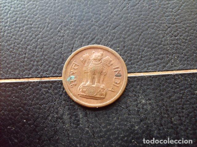 Monedas antiguas de Asia: INDIA 1 PAISA 1961 PUNTO