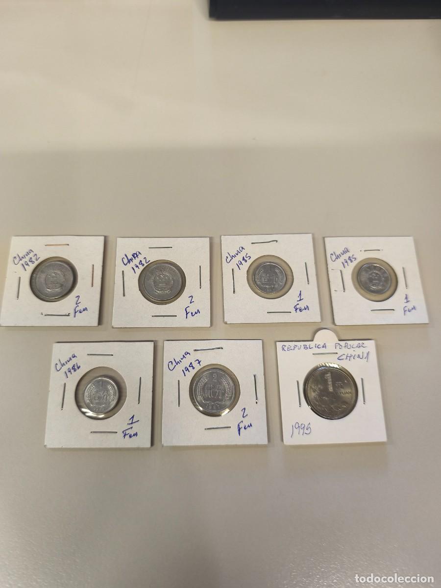 Monedas antiguas de Asia: lote de monedas de china
