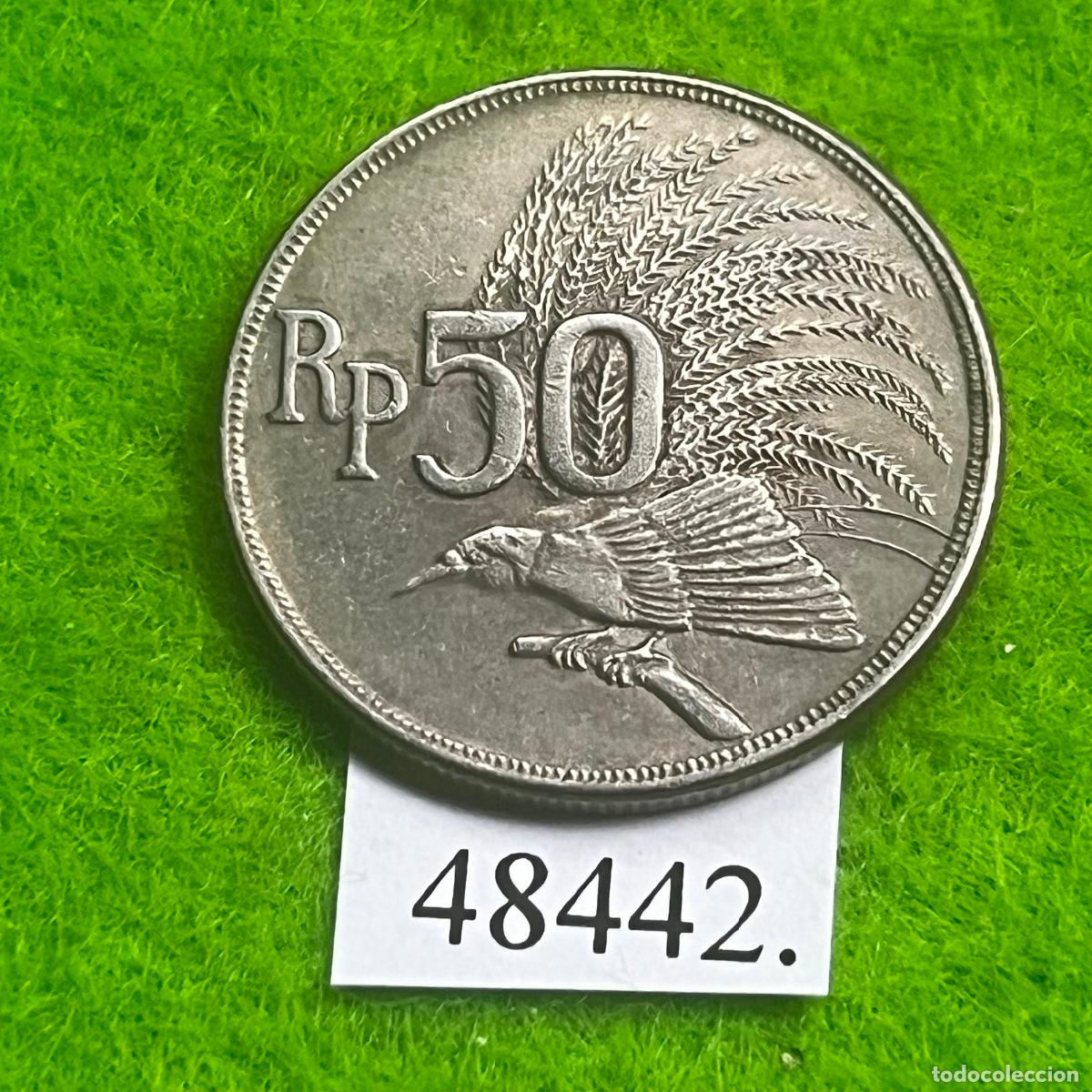 Monete antiche di Asia: Indonesia 50 rupias 1971